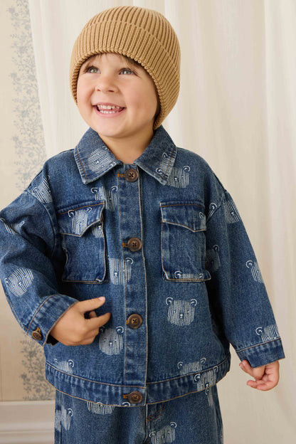 Nicolai Jacket - Teddy Face Denim
