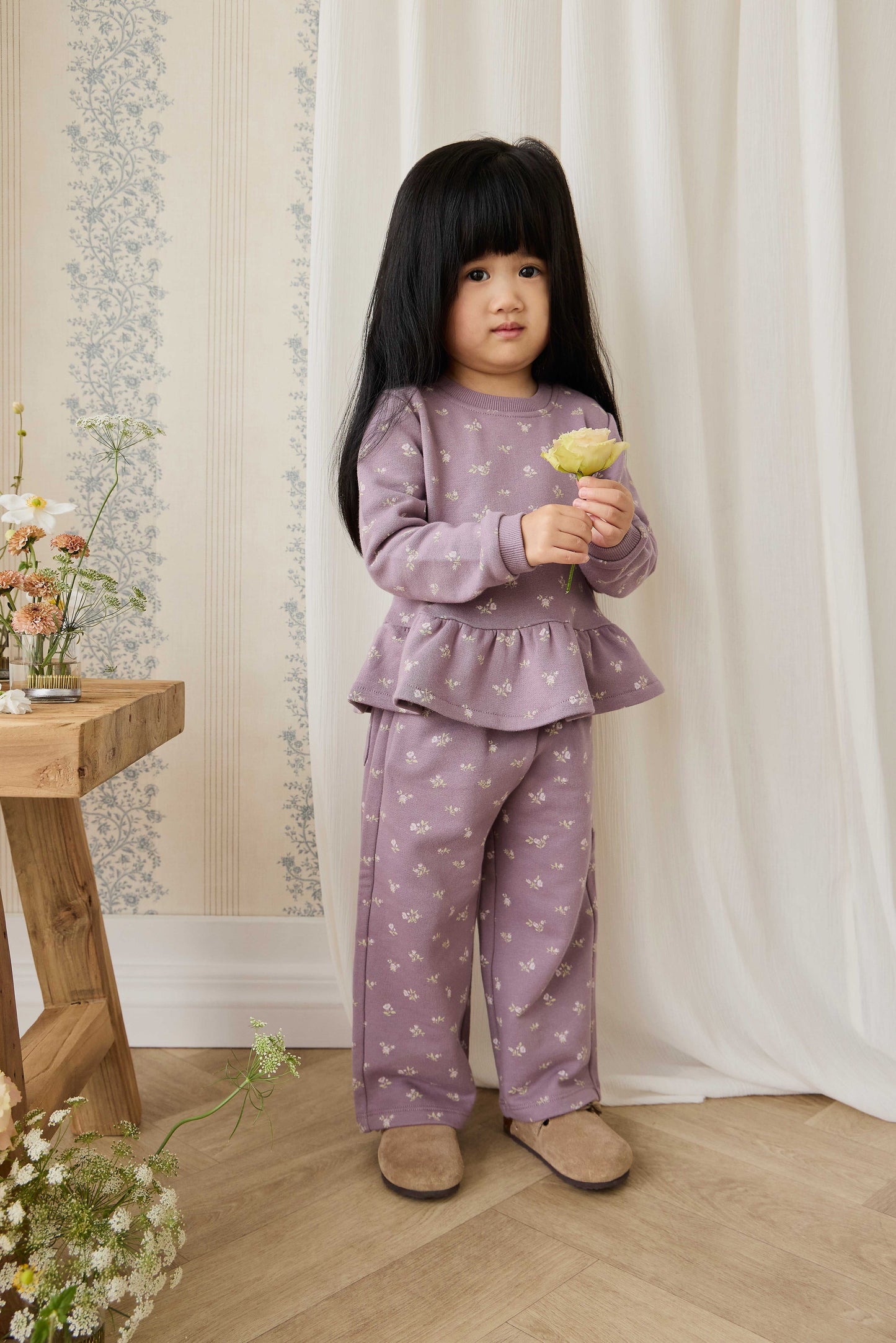 Organic Cotton Emiko Pant - Isla Plum