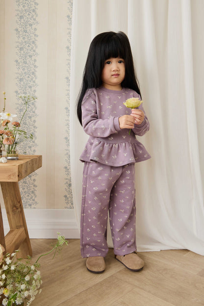 Organic Cotton Emiko Pant - Isla Plum