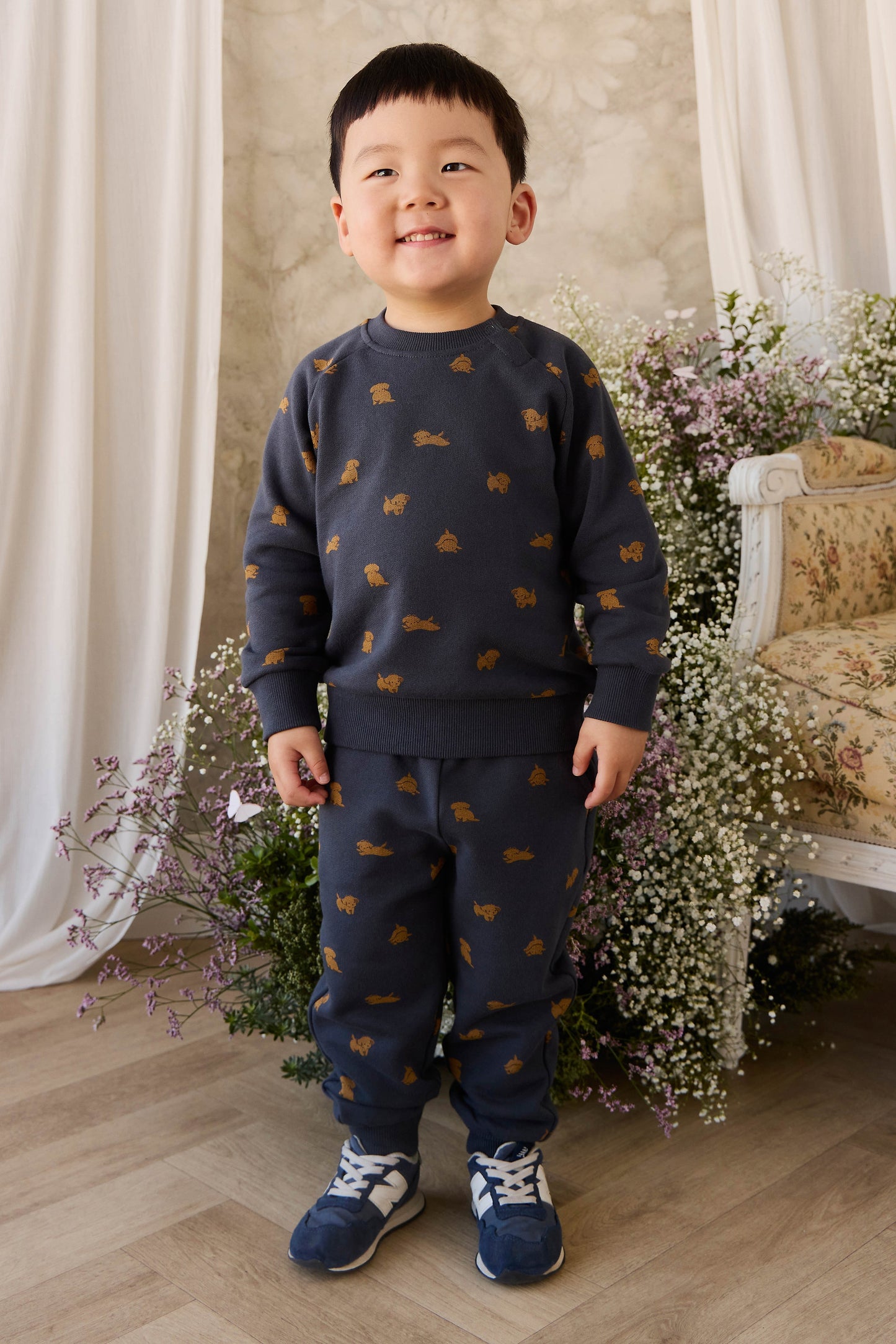 Organic Cotton Nash Track Pant - Playful Milo Captain