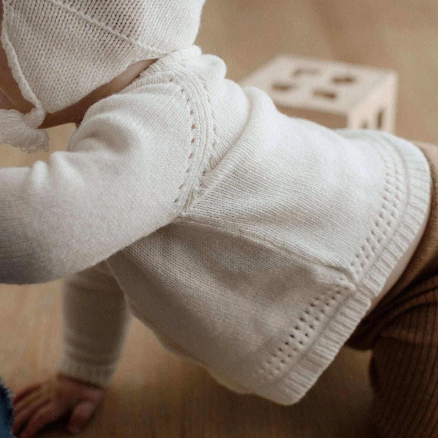 Cashmere Baby Cardigan-curated from UK