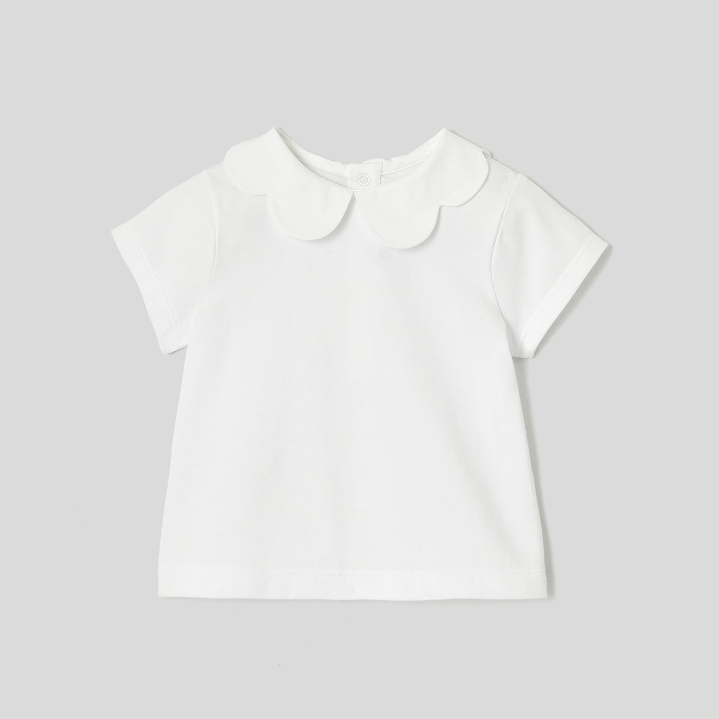 Baby Girl Short-Sleeved T-Shirt - White