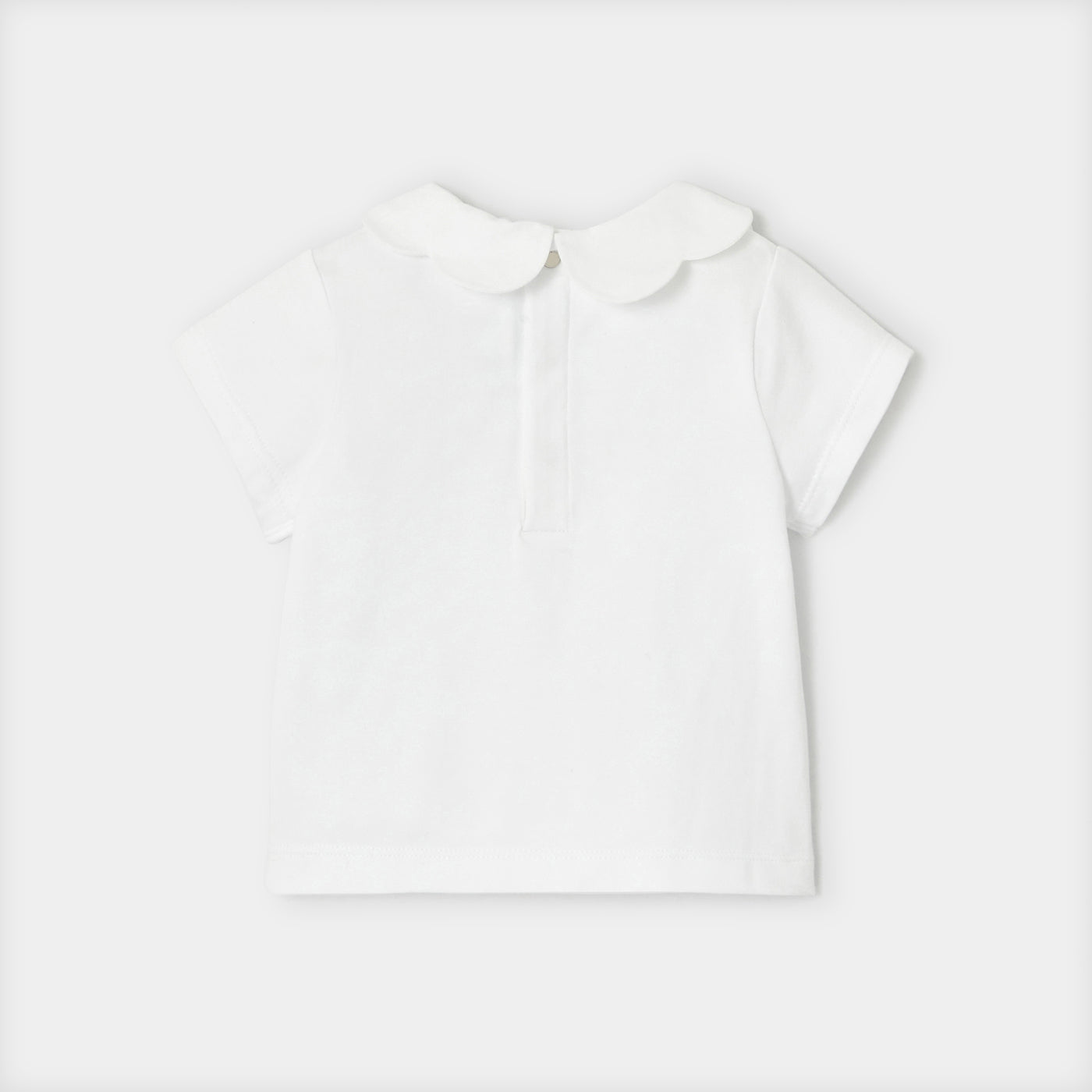 Baby Girl Short-Sleeved T-Shirt - White