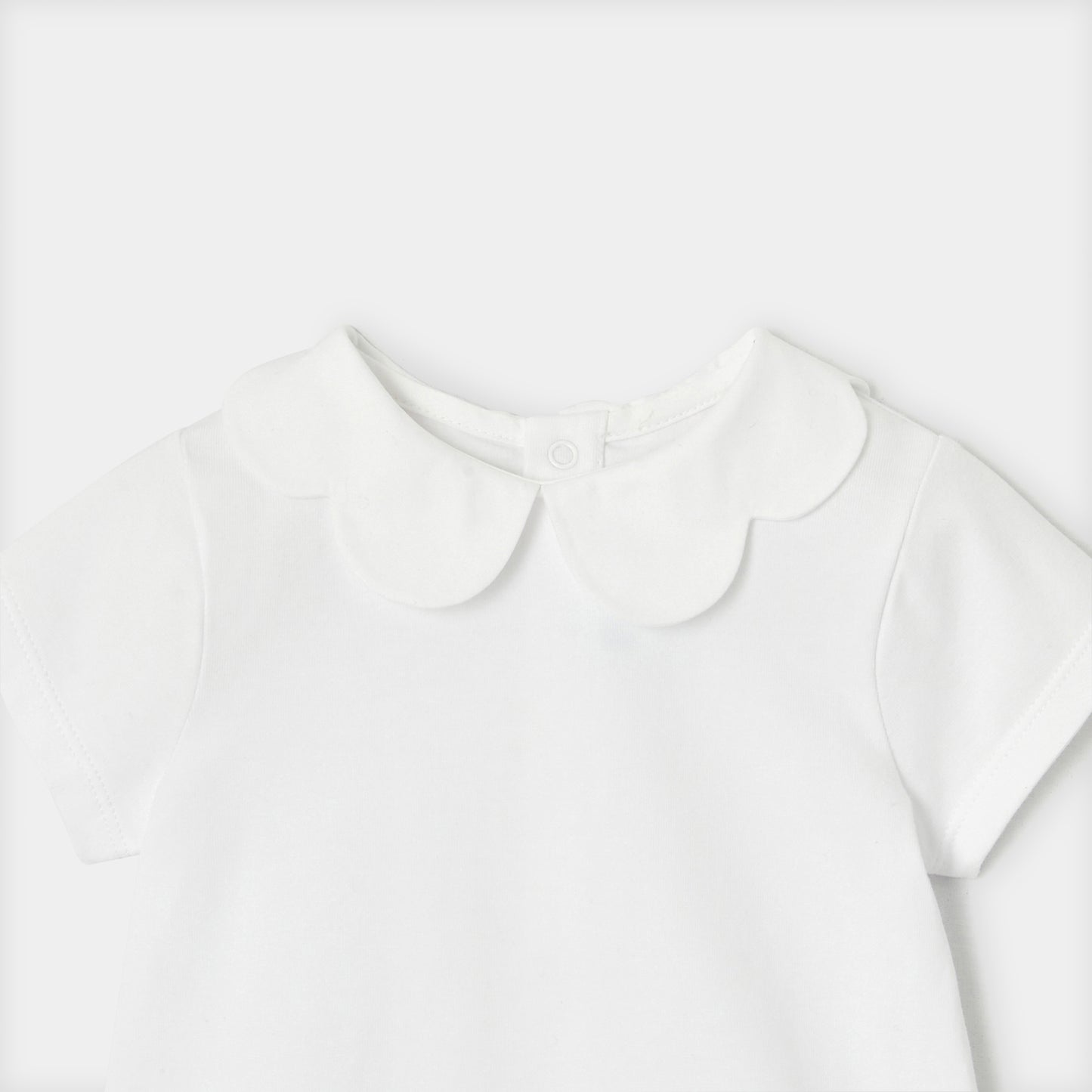 Baby Girl Short-Sleeved T-Shirt - White