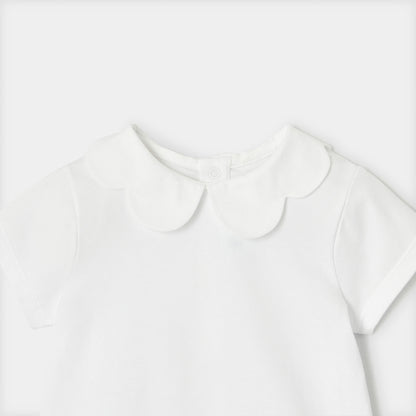 Baby Girl Short-Sleeved T-Shirt - White
