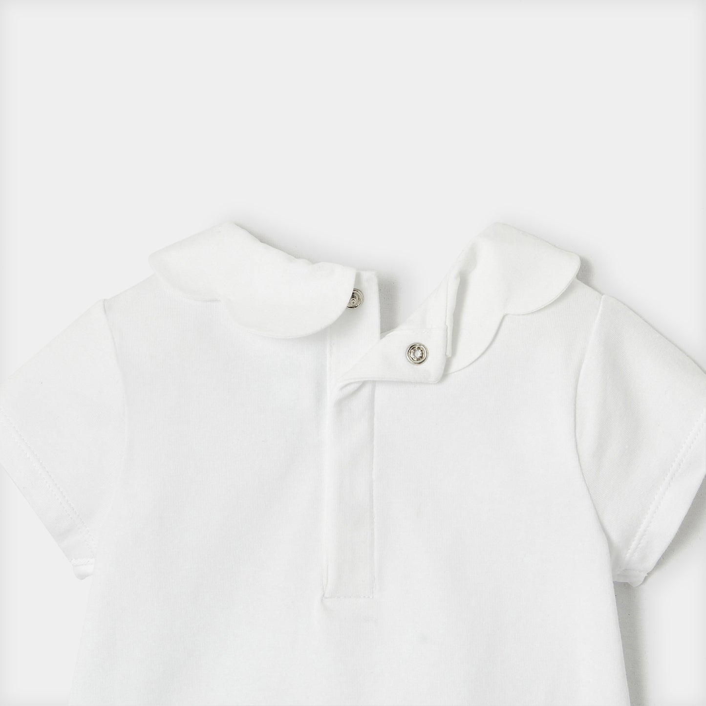 Baby Girl Short-Sleeved T-Shirt - White