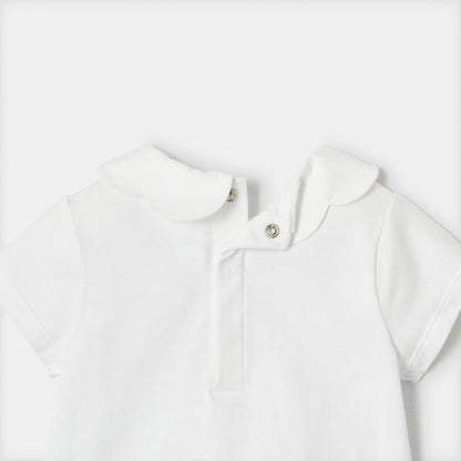 Baby Girl Short-Sleeved T-Shirt - White