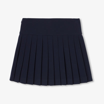 Girl Pleated Crepe Skirt - Jacadi Navy