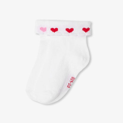Baby Girl Duo Of Socks - White/Multicolour