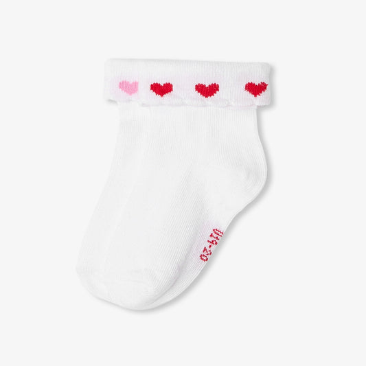 Baby Girl Duo Of Socks - White/Multicolour