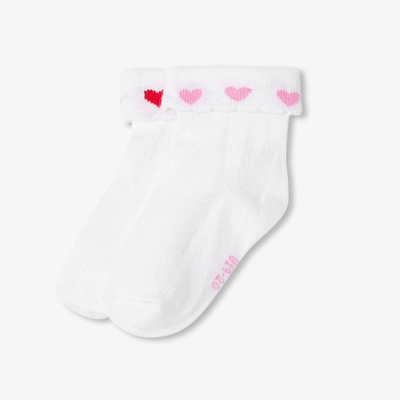Baby Girl Duo Of Socks - White/Multicolour