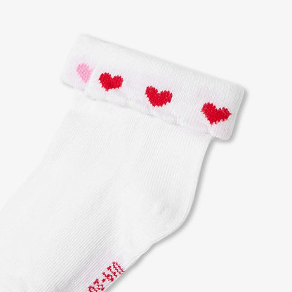Baby Girl Duo Of Socks - White/Multicolour