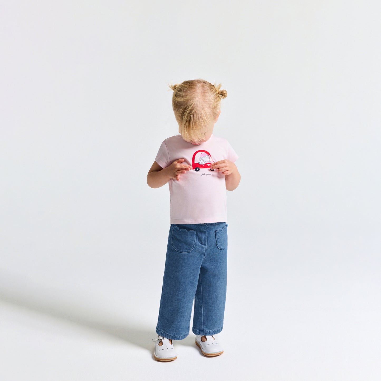 Baby Girl Comfort Jeans - Light Denim
