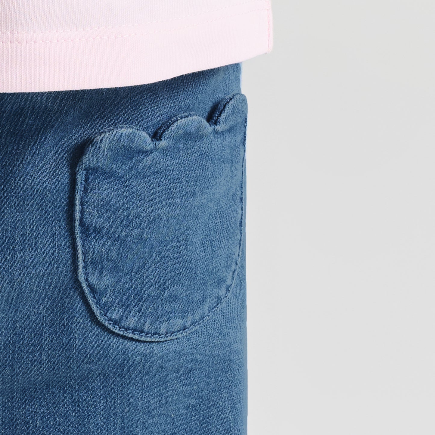 Baby Girl Comfort Jeans - Light Denim