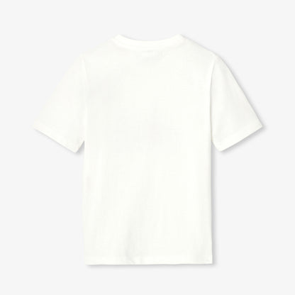 Cotton T-Shirt For Boys - Soft White