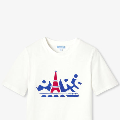 Cotton T-Shirt For Boys - Soft White