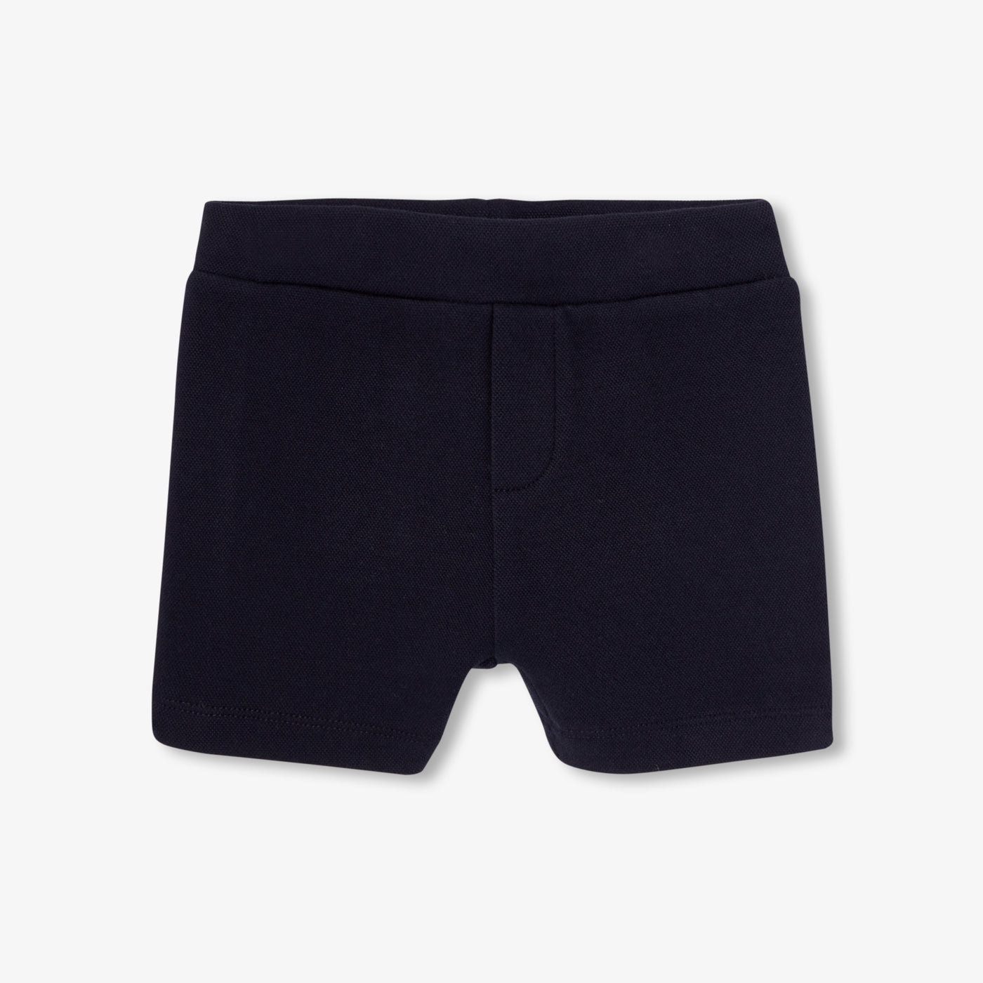 Baby Boy Cotton Shorts Set - Navy/White
