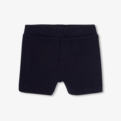 Baby Boy Cotton Shorts Set - Navy/White