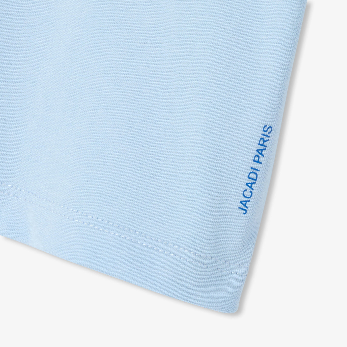 Baby Boy Short-Sleeved Cotton T-Shirt - Light Blue