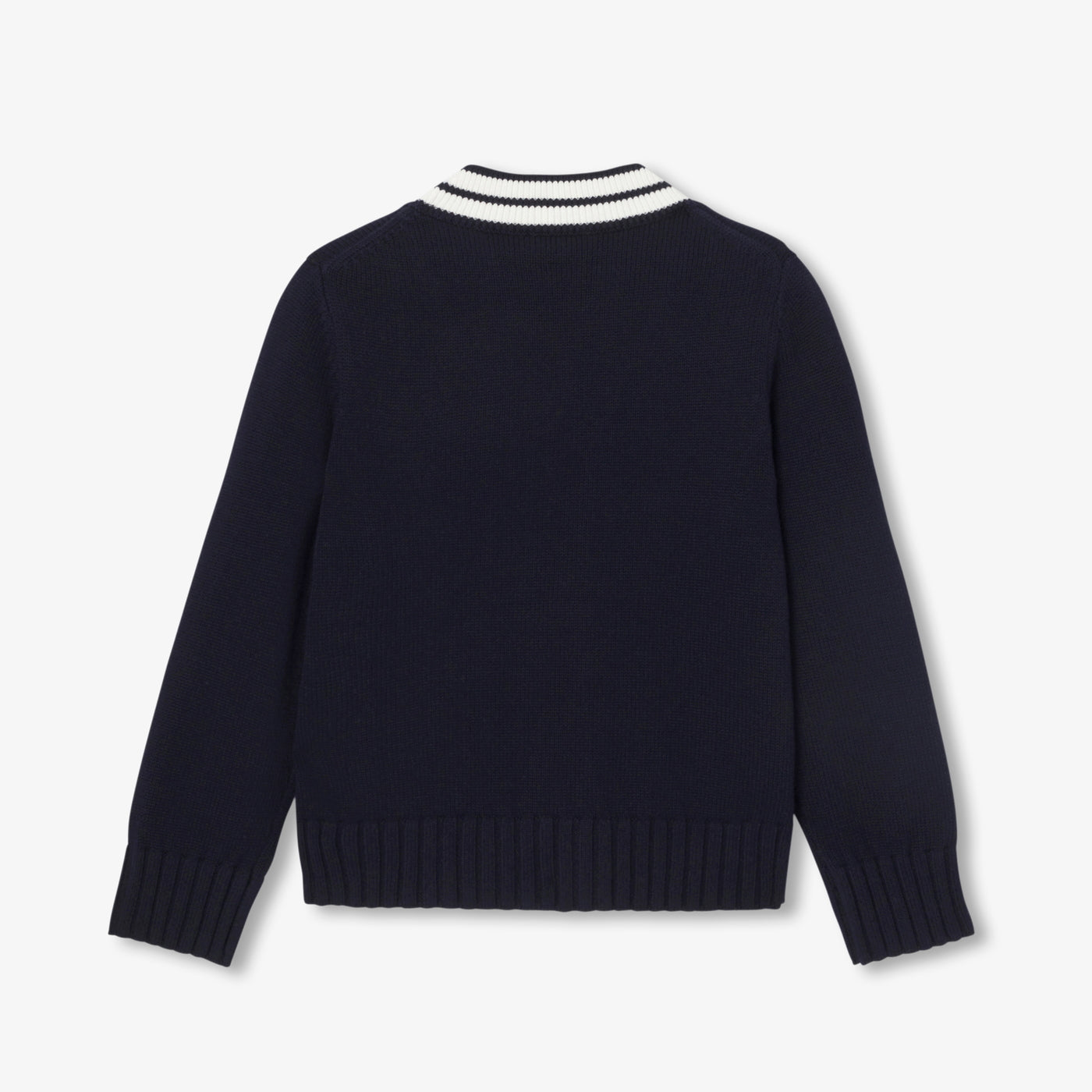 Children'S Cotton Cardigan - Navy