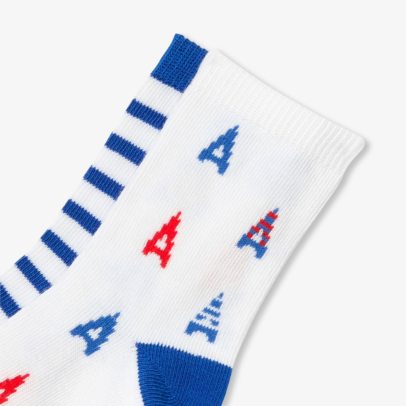 Baby Boy Sock Set - Blue/White