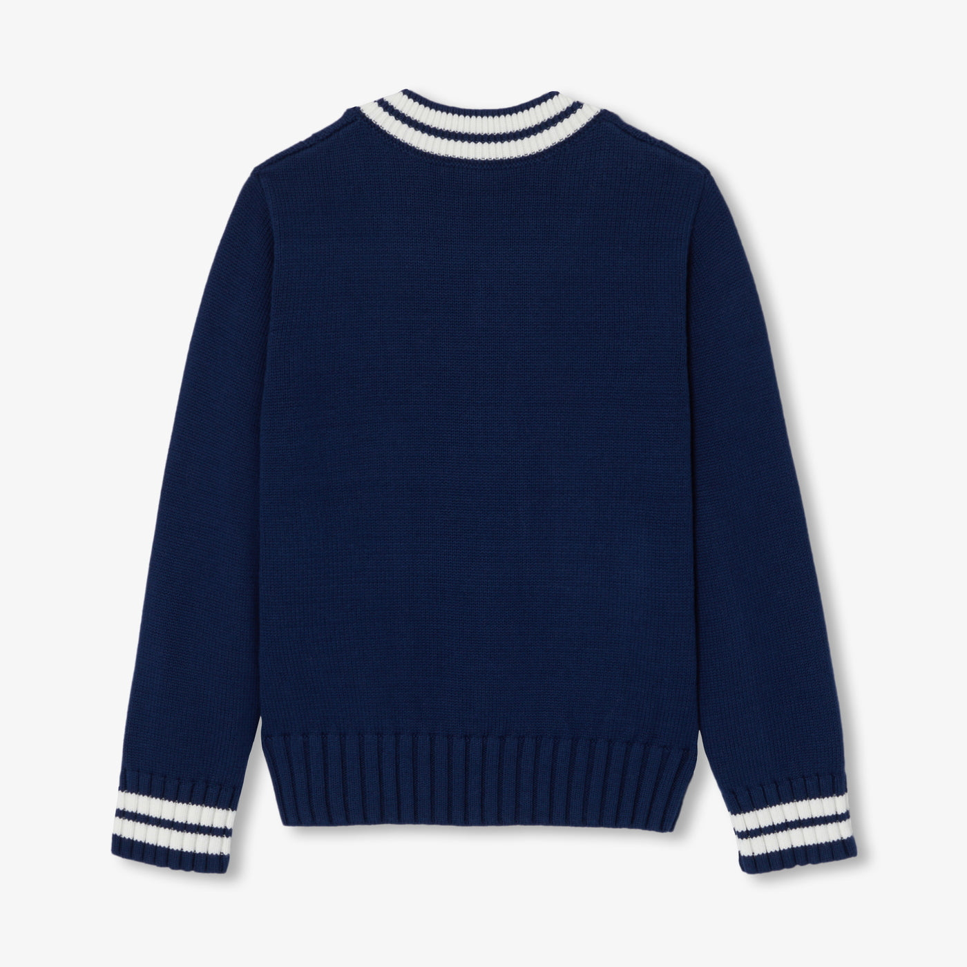 Children'S Thick Gauge Cotton Sweater - Dark Blue