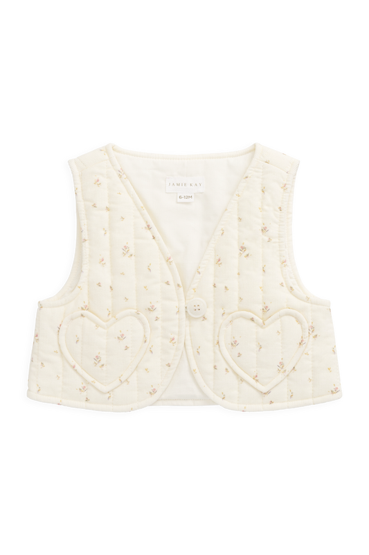 Londyn Pincord Vest - Dina Antique