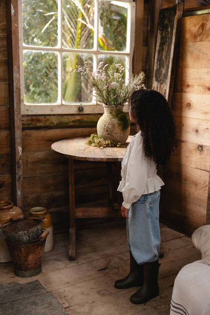 Organic Cotton Maylah Blouse - Vanilla