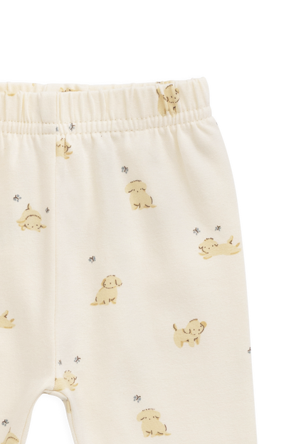 Organic Cotton Everyday Legging - Playful Honey