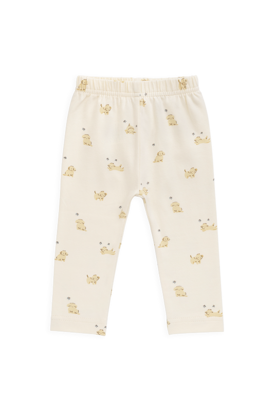Organic Cotton Everyday Legging - Playful Honey