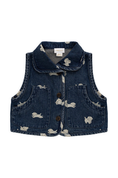 Sutton Denim Vest - Finnegan Denim