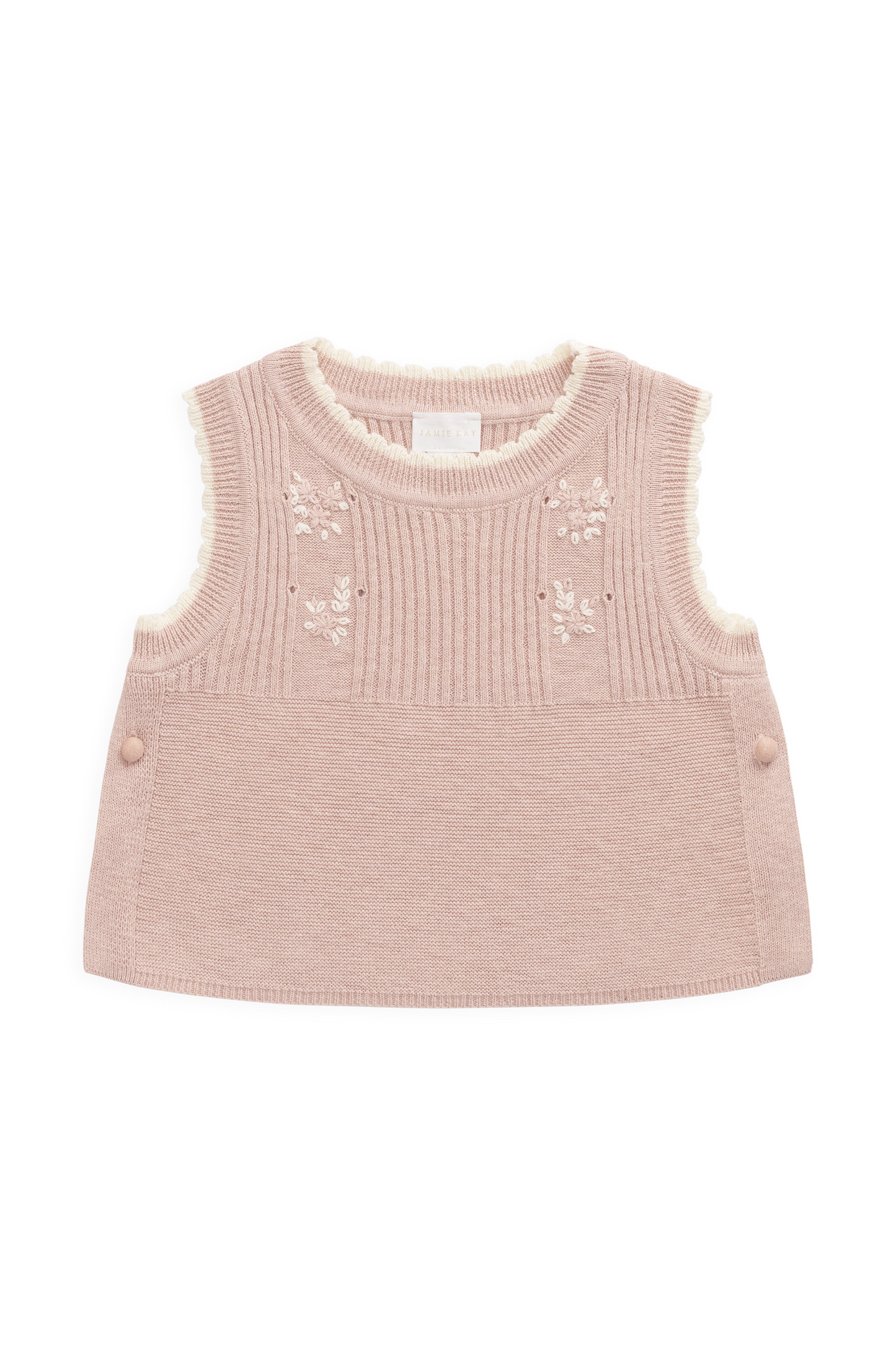 Abbie Knitted Top - Sweetpea Marle Abbie Flower