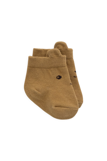George Bear Ankle Sock - Buckwheat