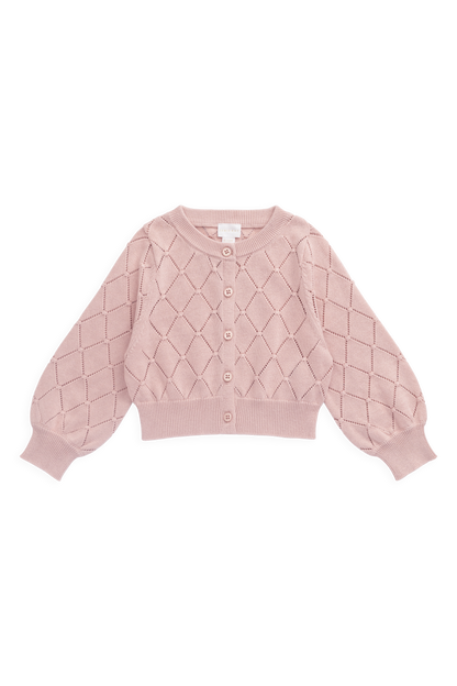 Lilah Cardigan - Shell Pink