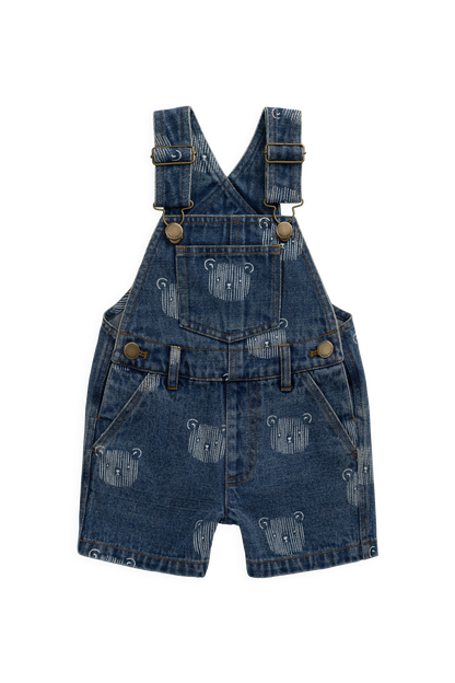 Fenix Short Overall - Teddy Face Denim