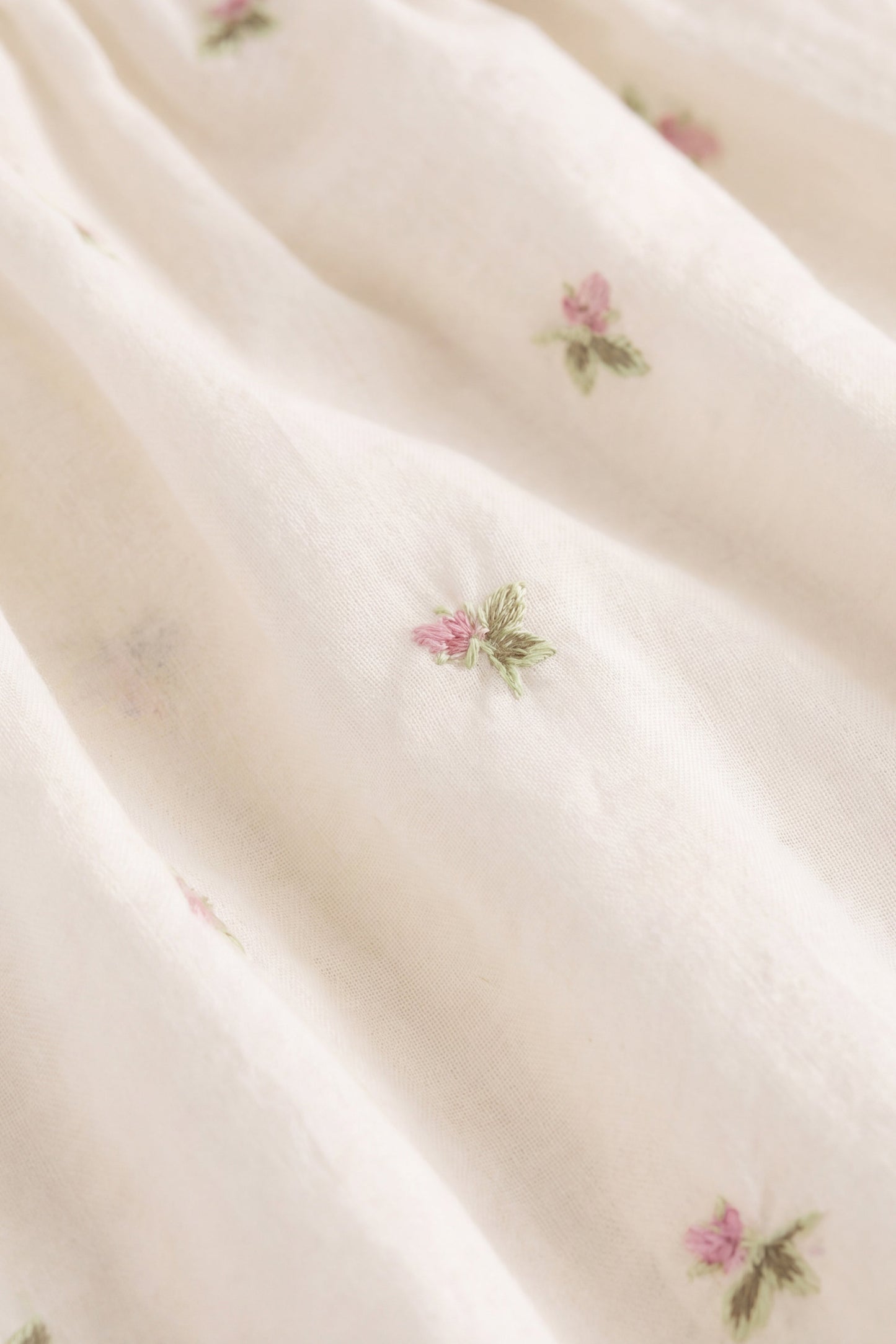 Organic Cotton Acacia Blouse - Rosebud Egret