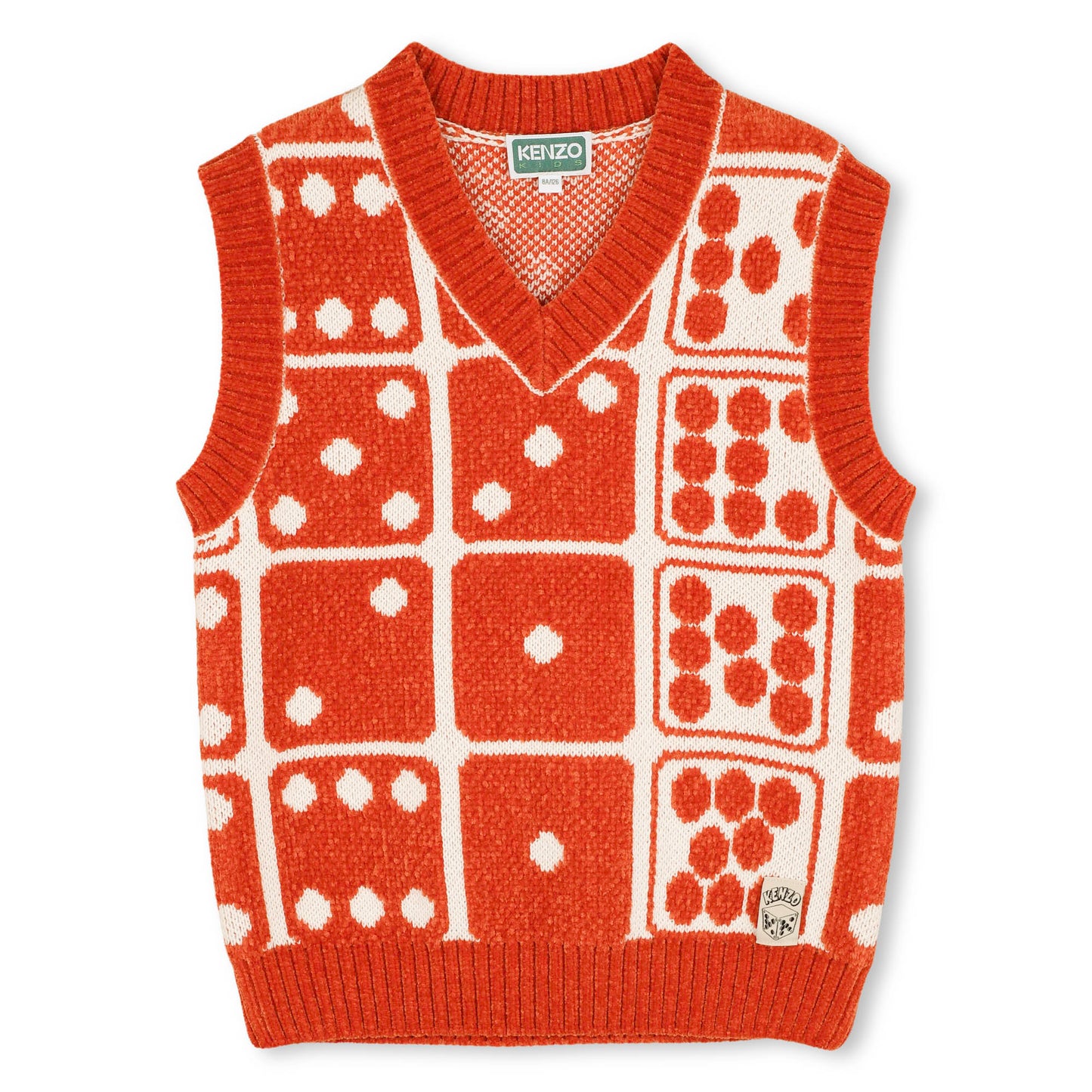 Knitted sleeveless sweater