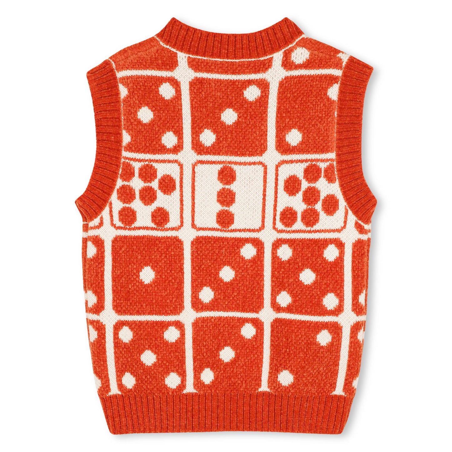 Knitted sleeveless sweater