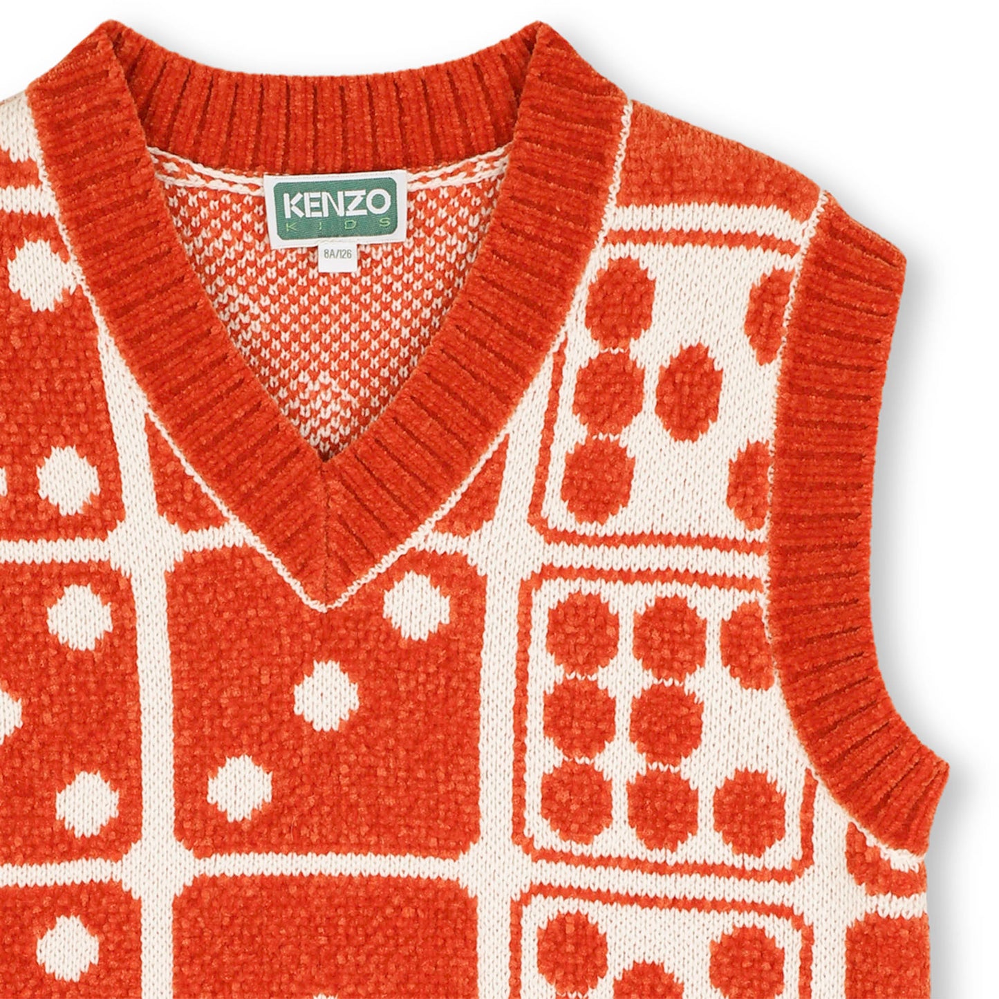 Knitted sleeveless sweater