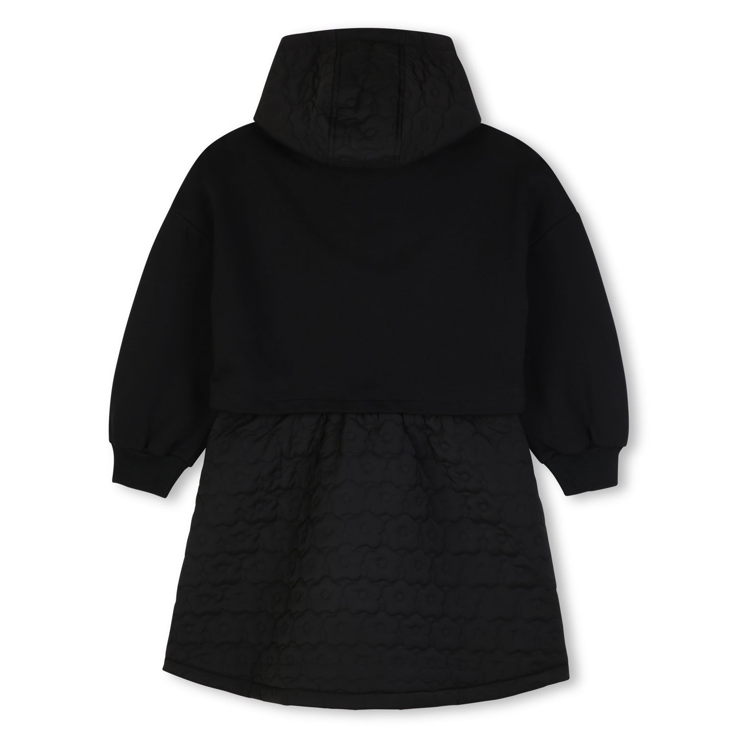'Boke Flower 2.0' hooded dress in cotton