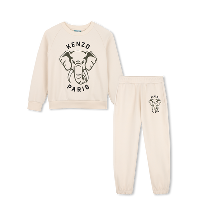 Sweatshirt + Pants Set In Piqué