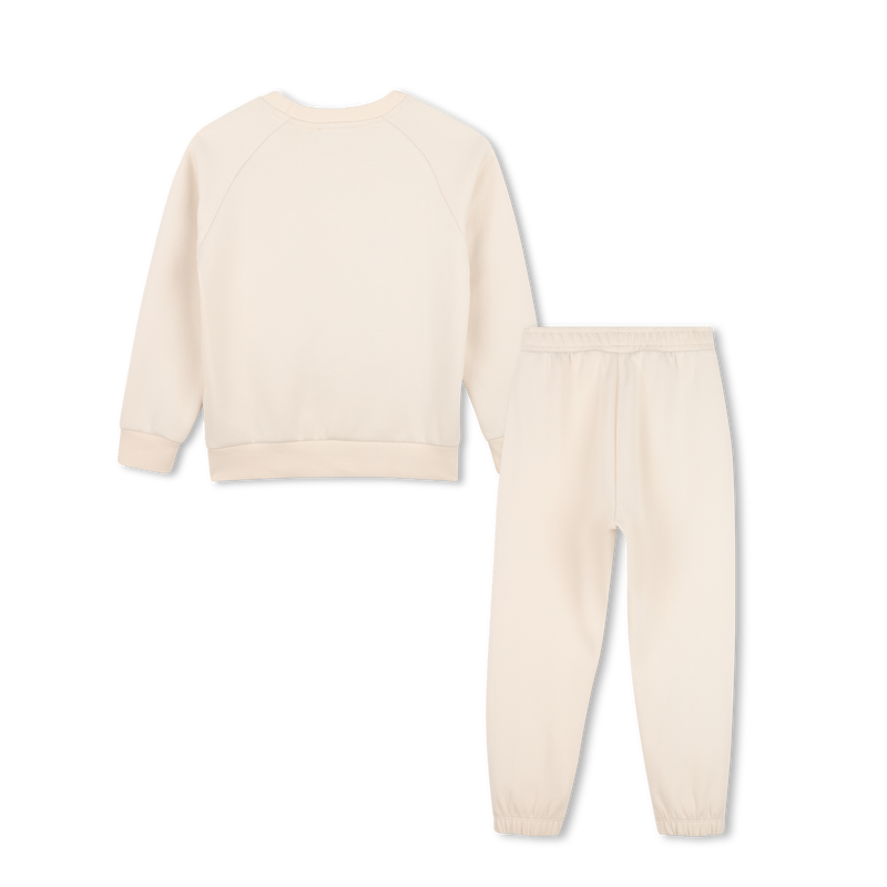 Sweatshirt + Pants Set In Piqué