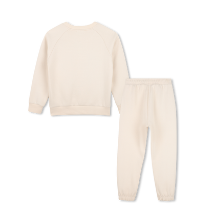 Sweatshirt + Pants Set In Piqué