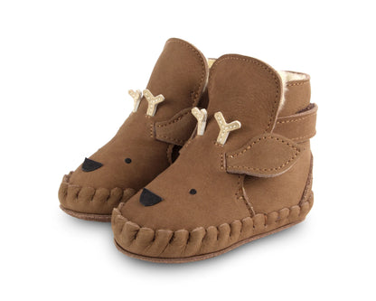 Donsje Kapi Special Booties | Stag | Hazelnut Nubuck