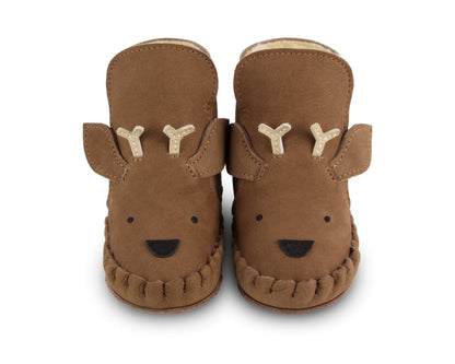 Donsje Kapi Special Booties | Stag | Hazelnut Nubuck