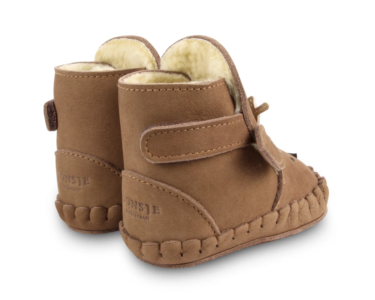 Donsje Kapi Special Booties | Stag | Hazelnut Nubuck