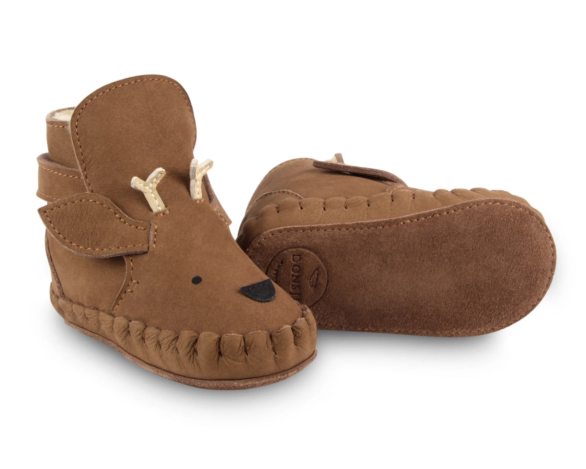 Donsje Kapi Special Booties | Stag | Hazelnut Nubuck