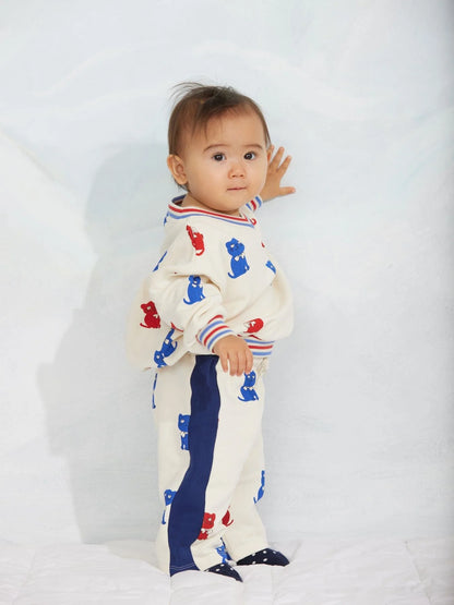 Mini Rodini Kittens sweatshirt off-white