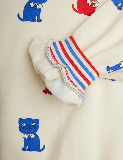 Mini Rodini Kittens sweatshirt off-white