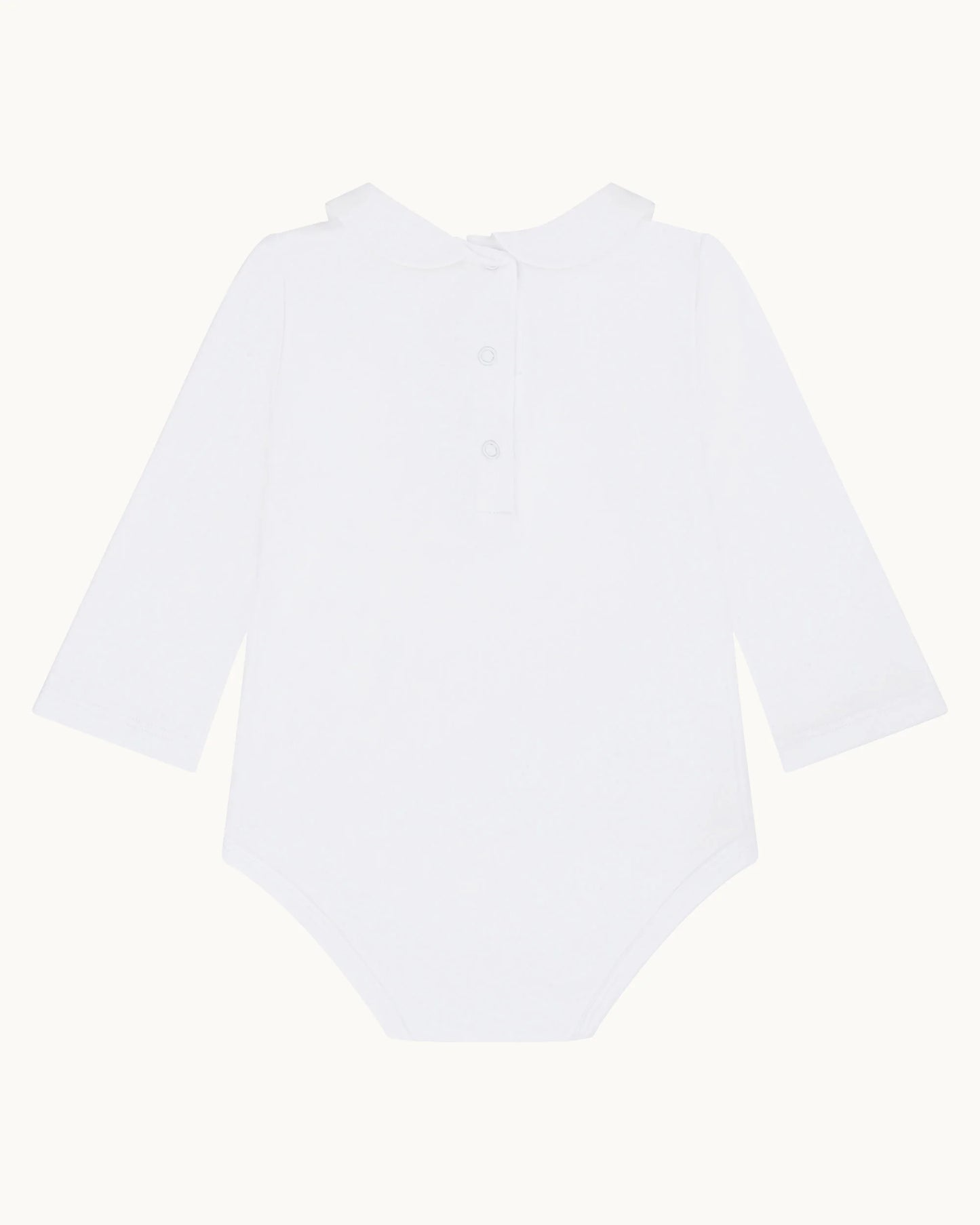 Little Bear Embroidered Collar Onesie
